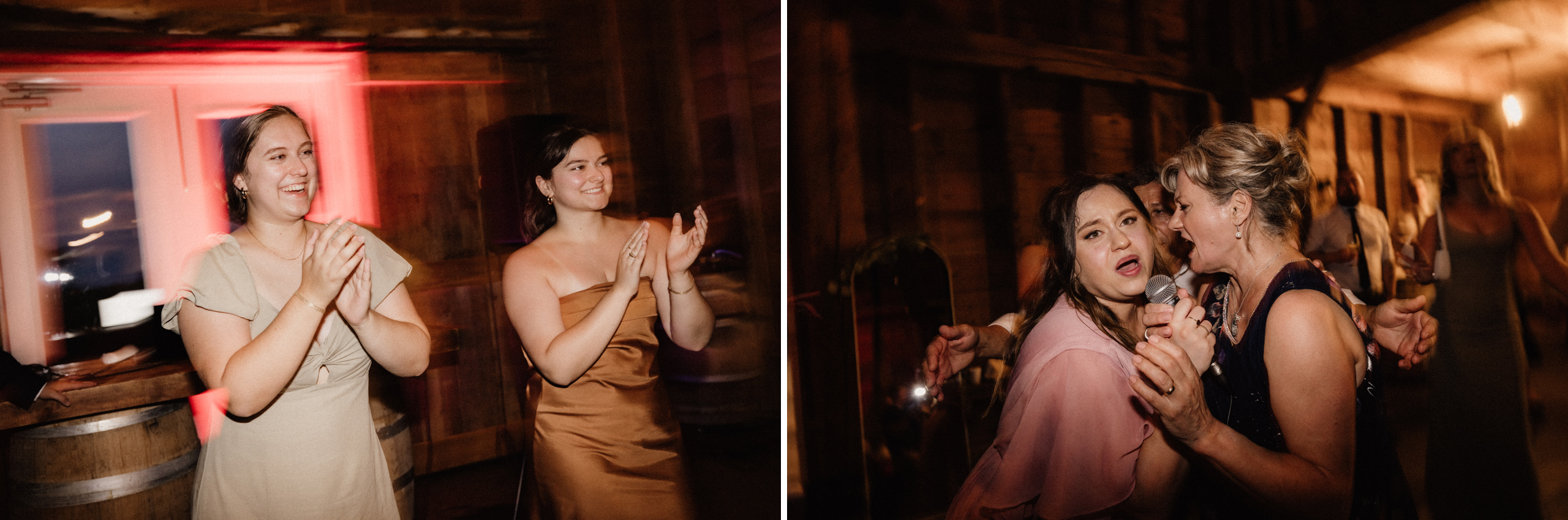 dance party wedding reception barn cave spring afterglow images
