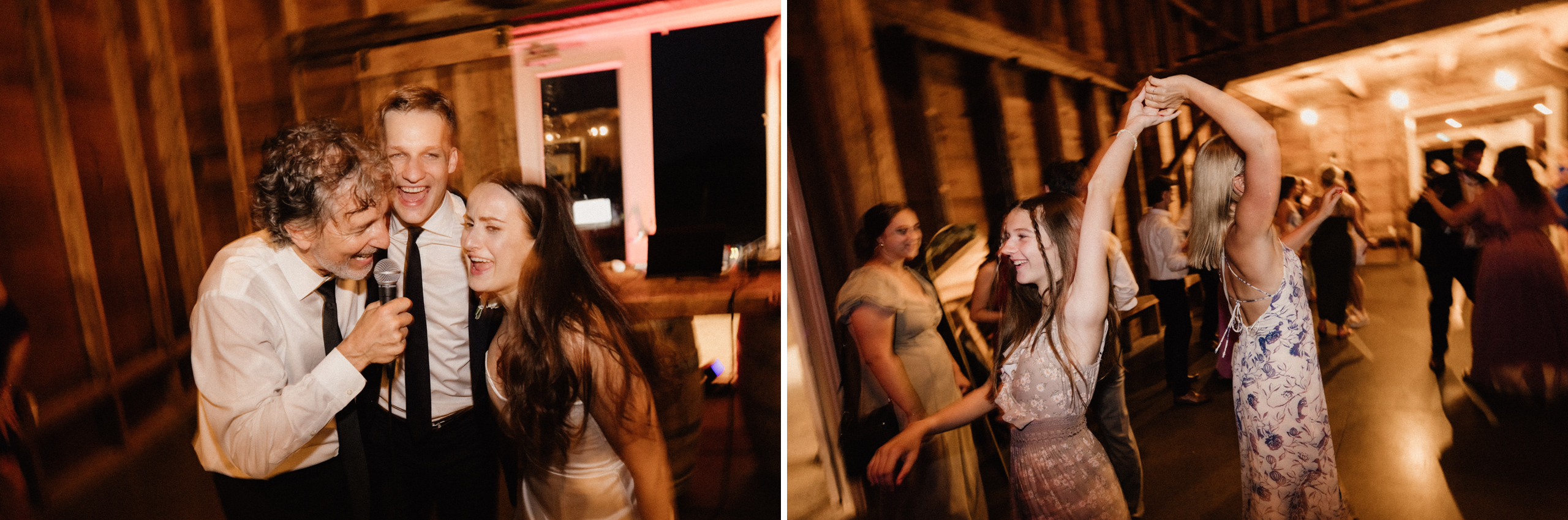 dance party wedding reception barn cave spring afterglow images