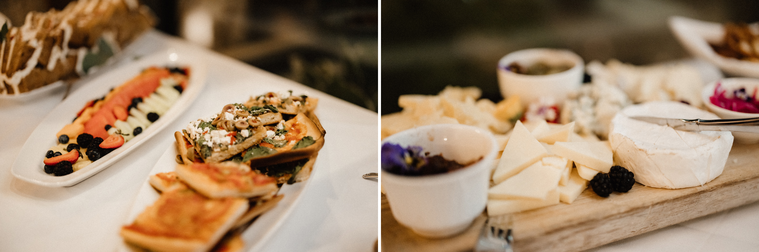 late night food snack wedding cave spring vineyard barns