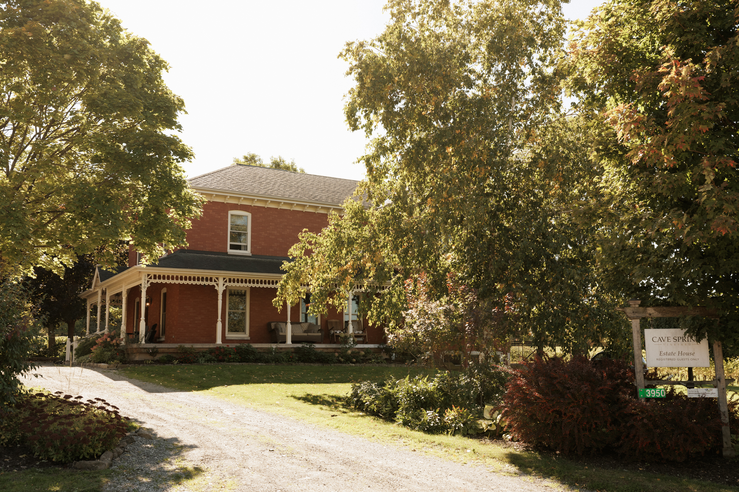 Cave Spring Vineyard Estate House Autumn