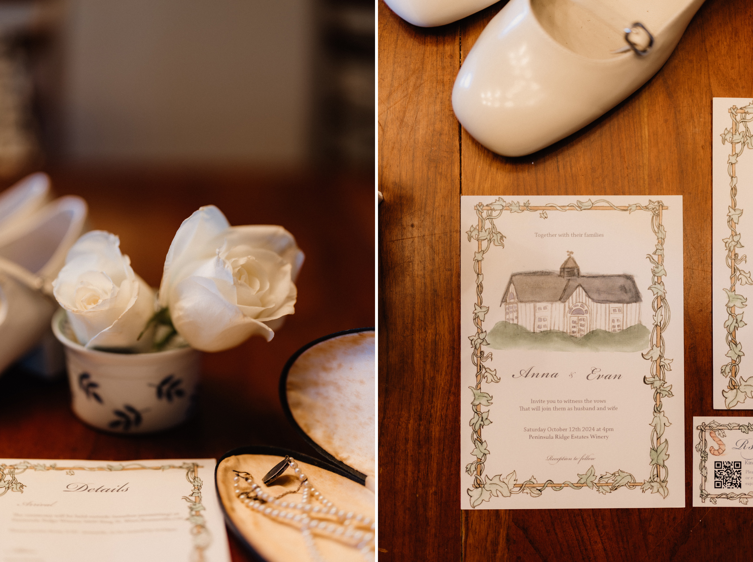 wedding invitations brideal shoes niagara