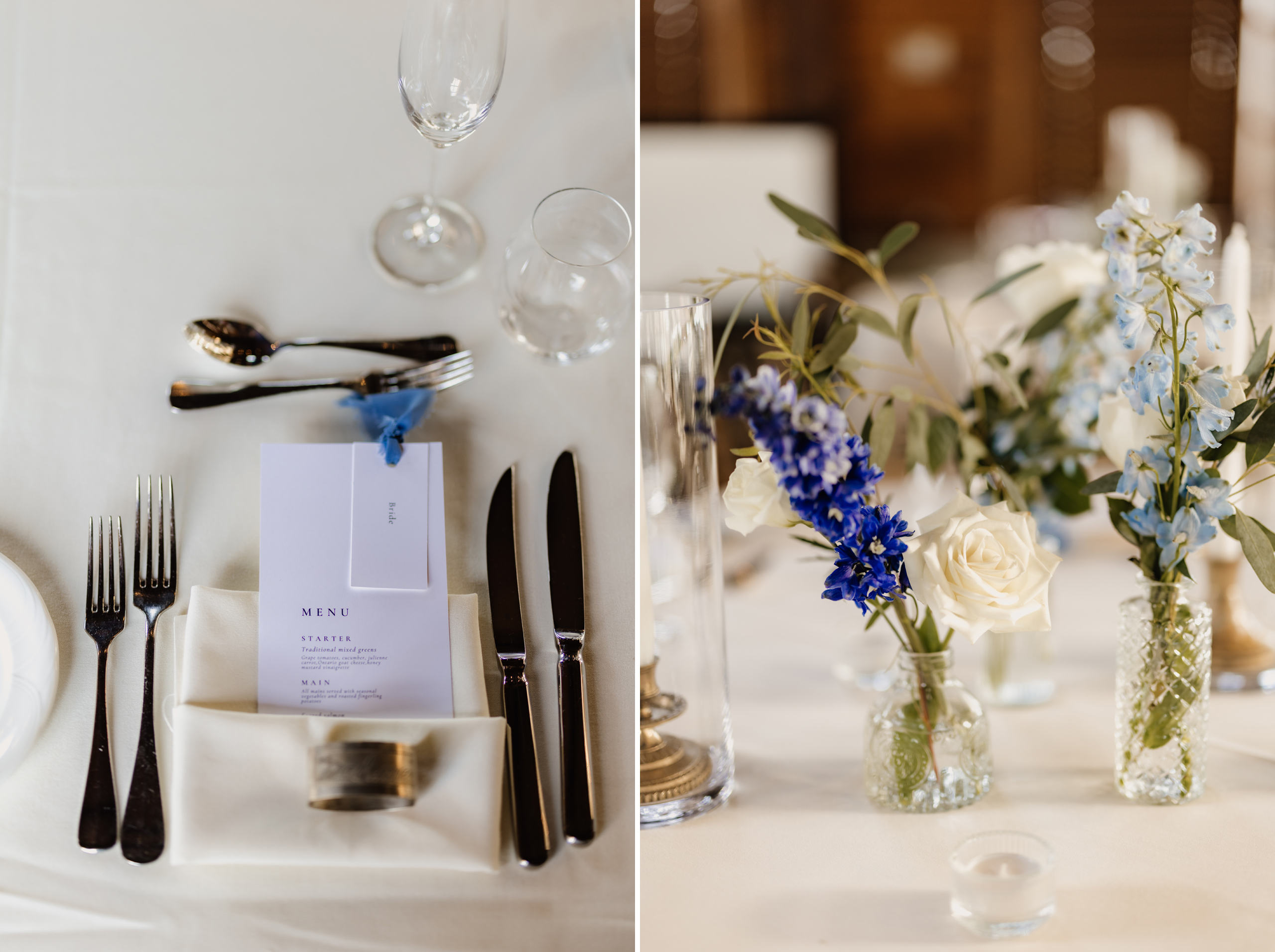 interior peninsula ridge estates winery wedding table setup rece