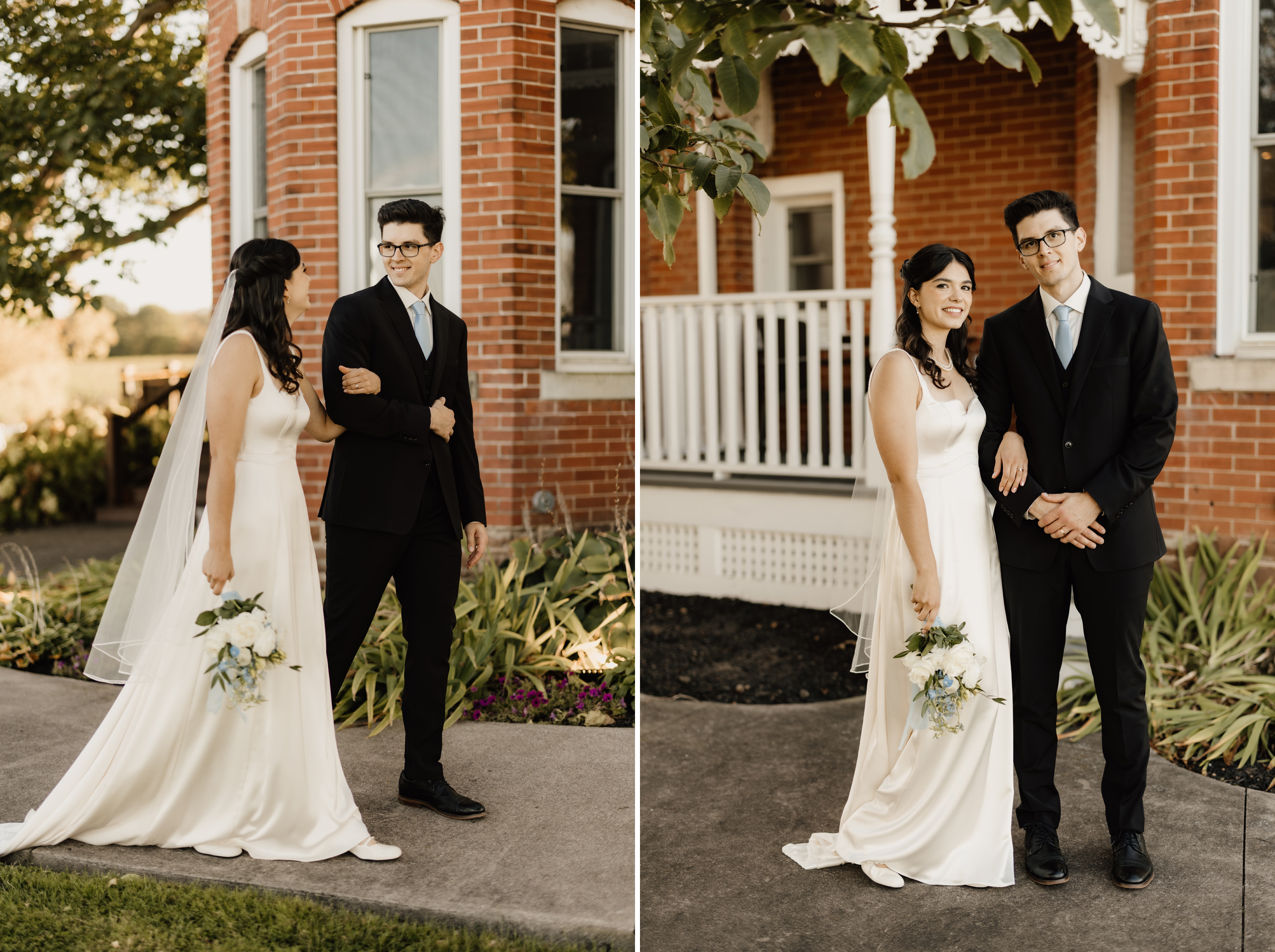 romantic autumn fall wedding peninsula ridge estates winery beam