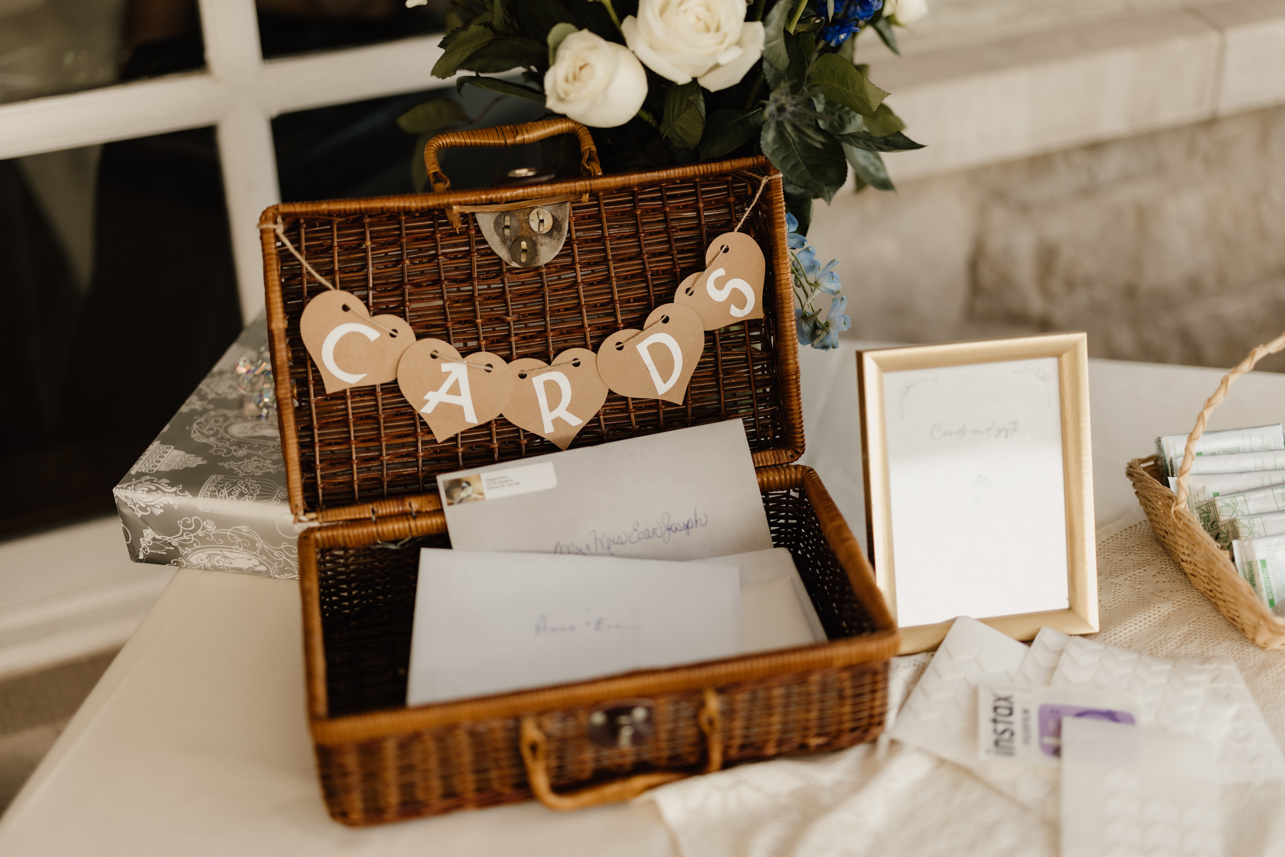 peninsula ridge winery wedding reception details cards