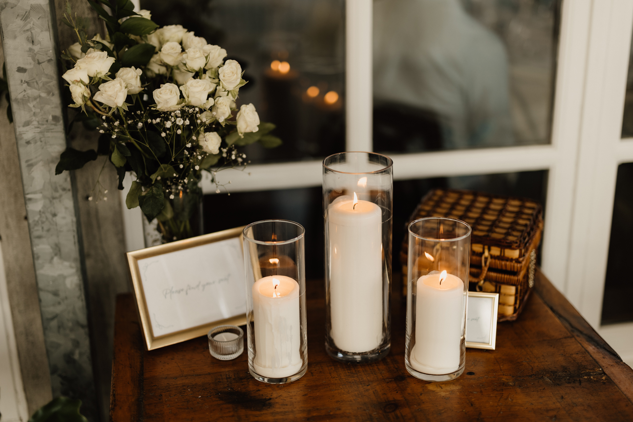 peninsula ridge winery wedding reception details cards