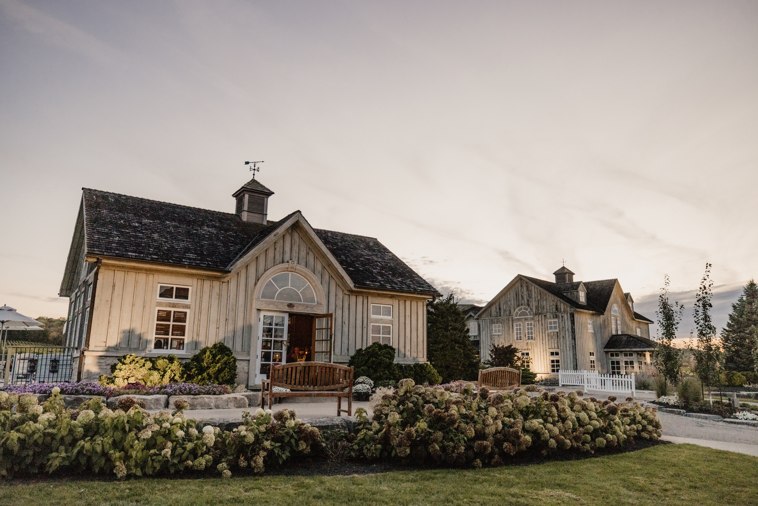 peninsula ridge estate winery wedding reception building