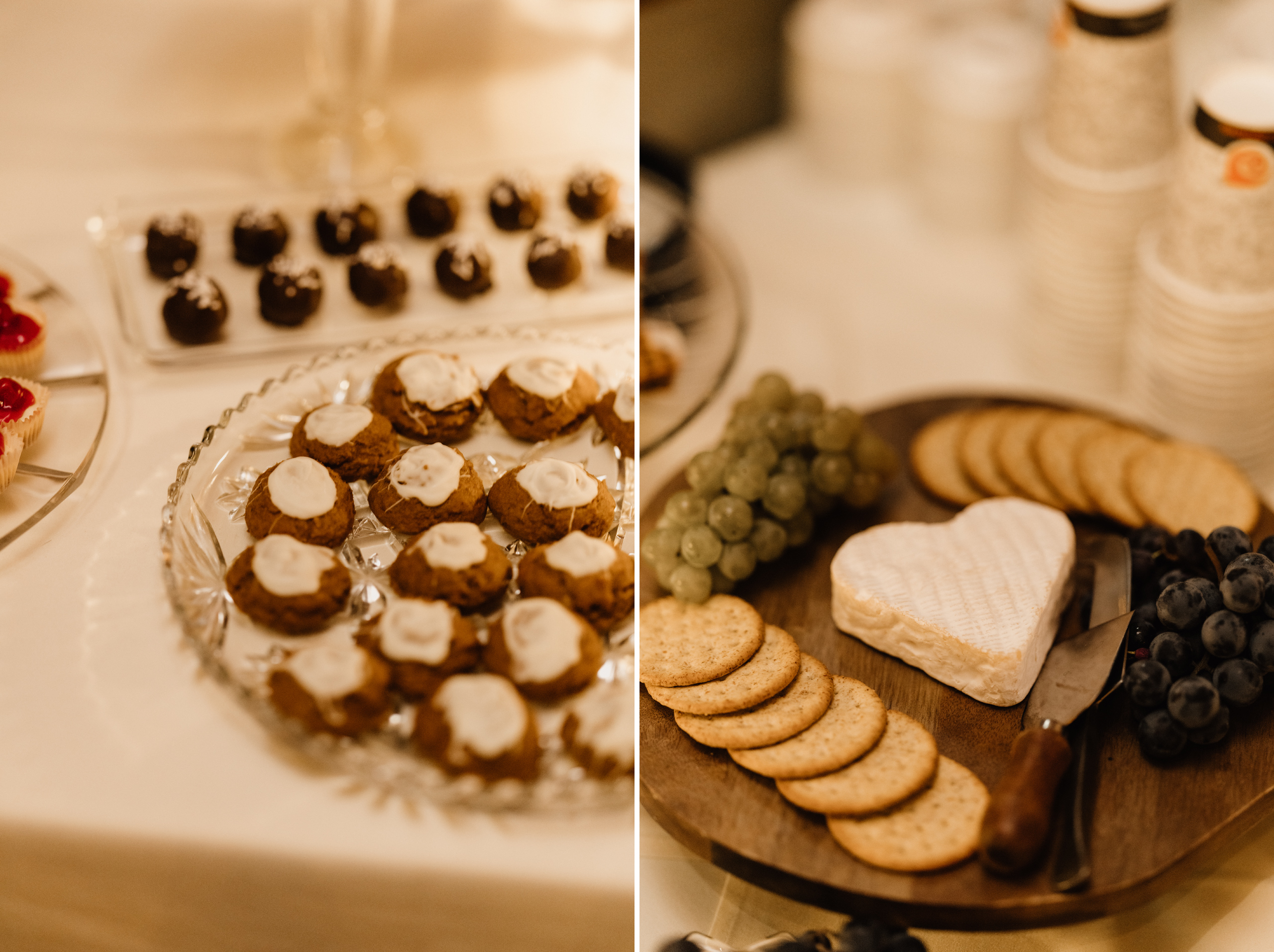 peninsula ridge wedding reception dessert table