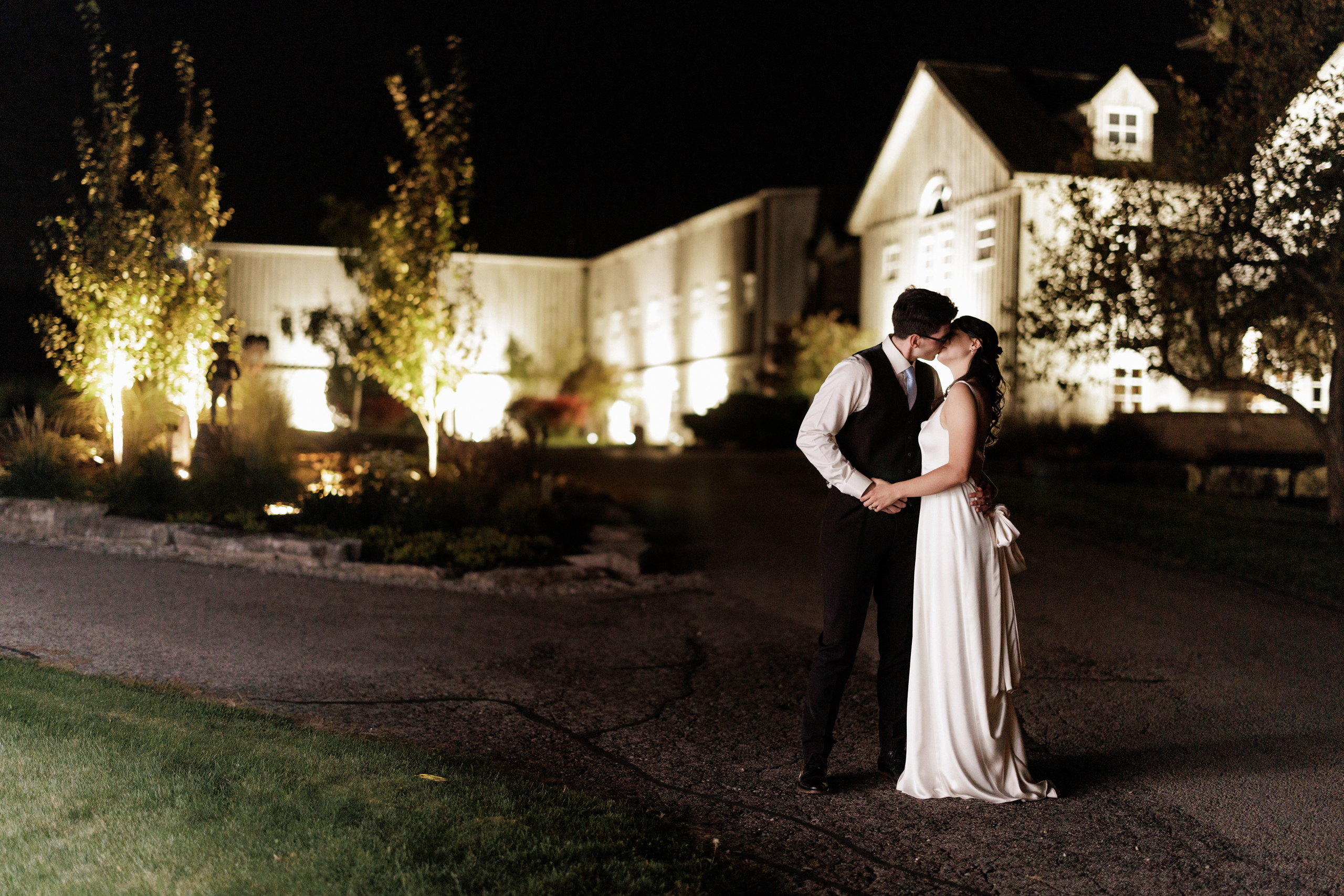night time portraits wedding peninsula ridge winery afterglow im