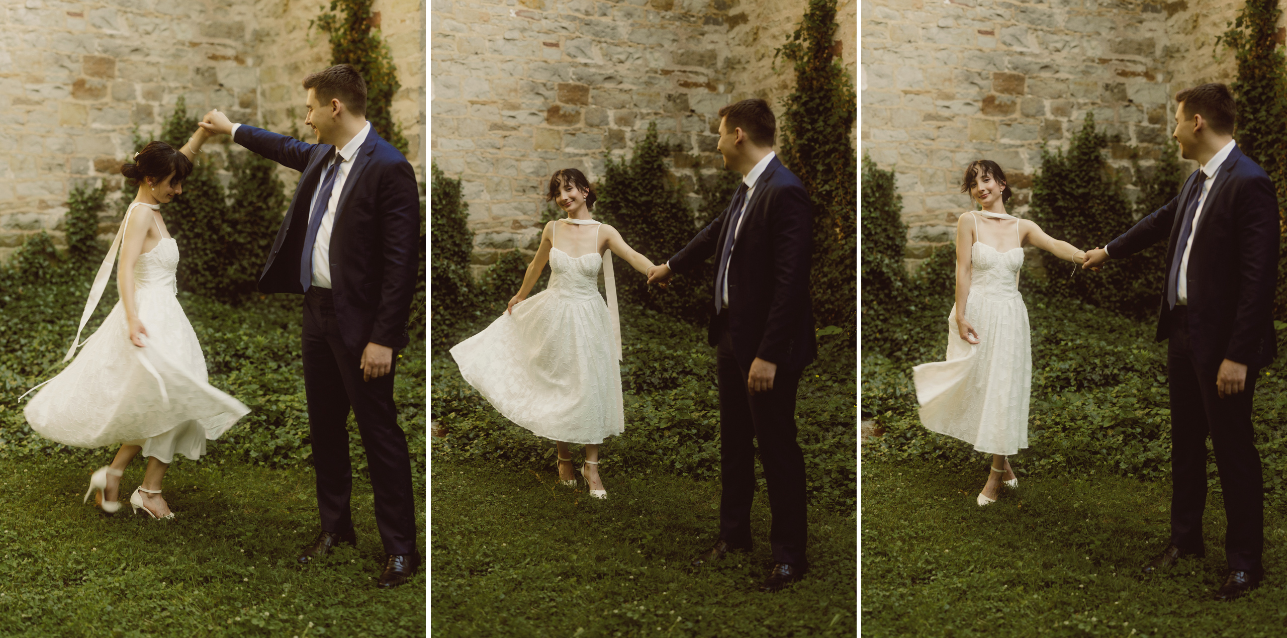 playful wedding photos film niagara afterglow images