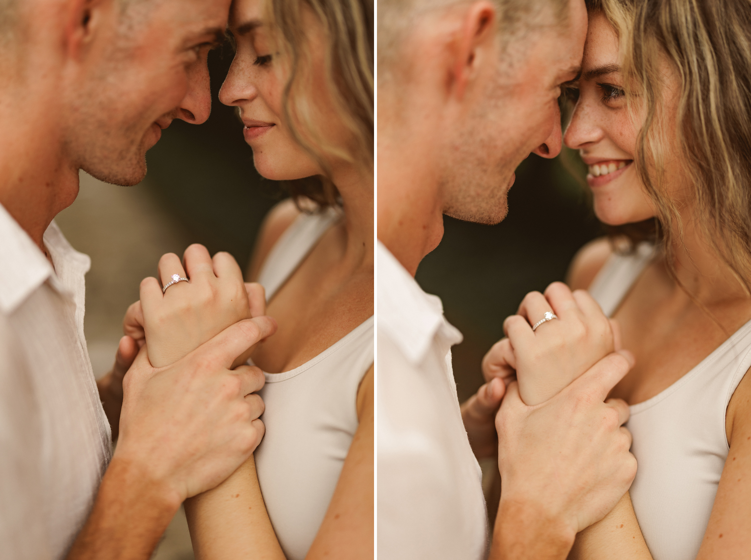 Niagara surprise proposal garden photography couple
