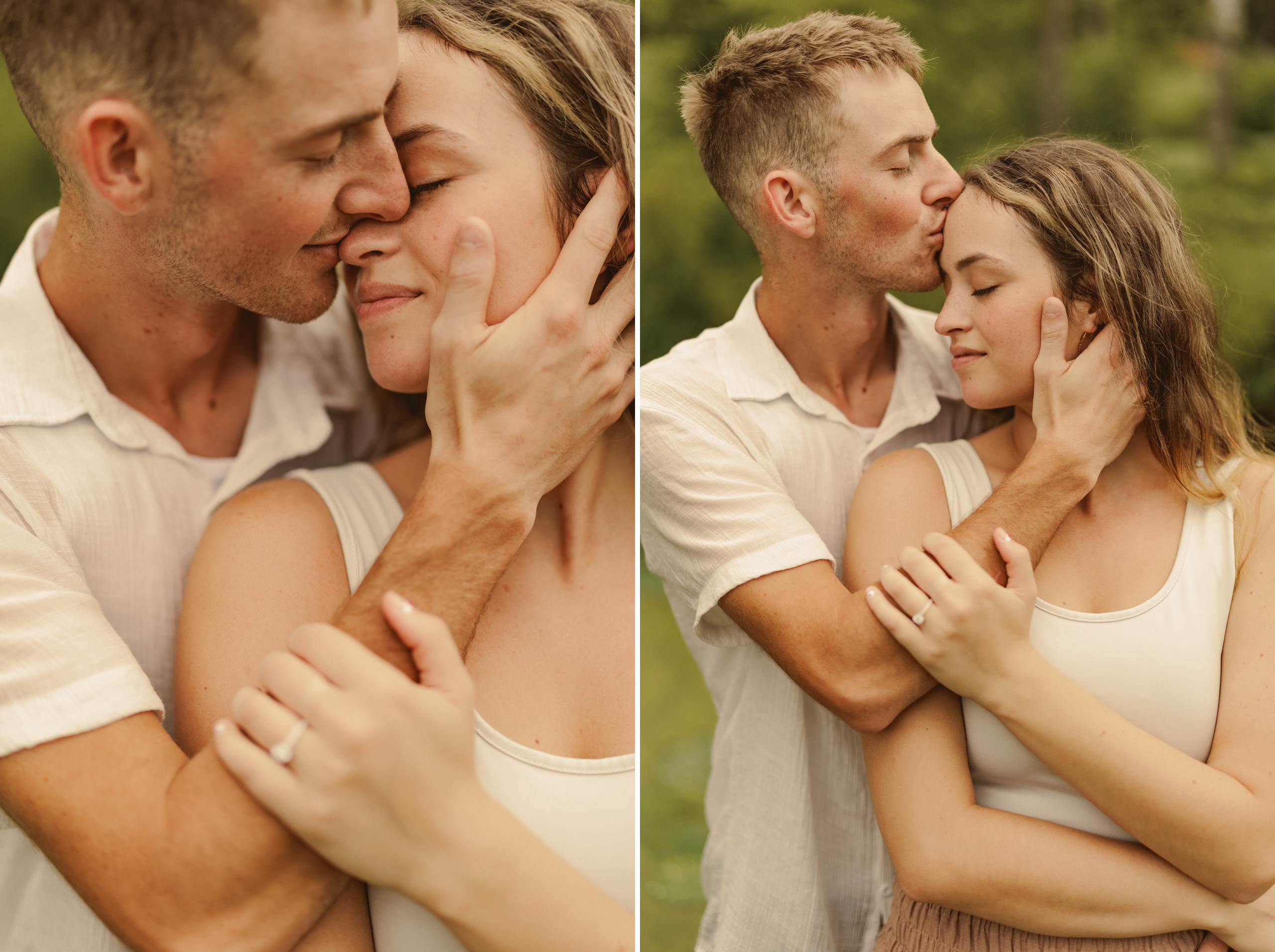Niagara surprise proposal garden photography couple