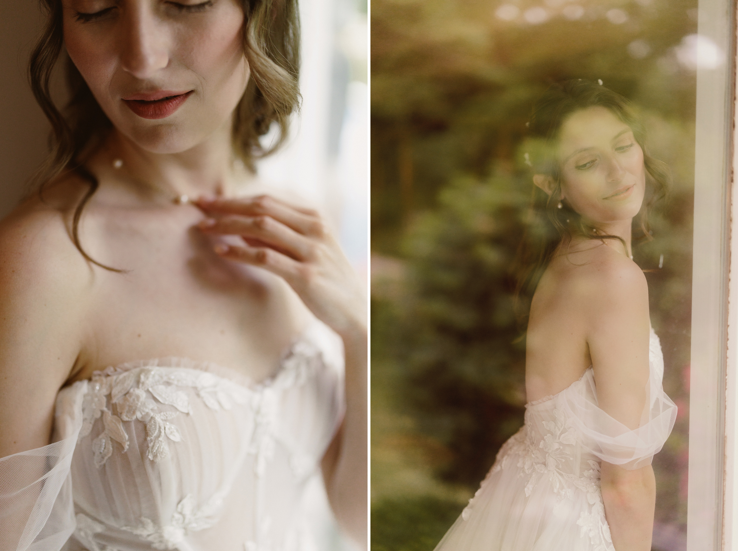 soft dreamy bridal portrait fairytale niagara photographer