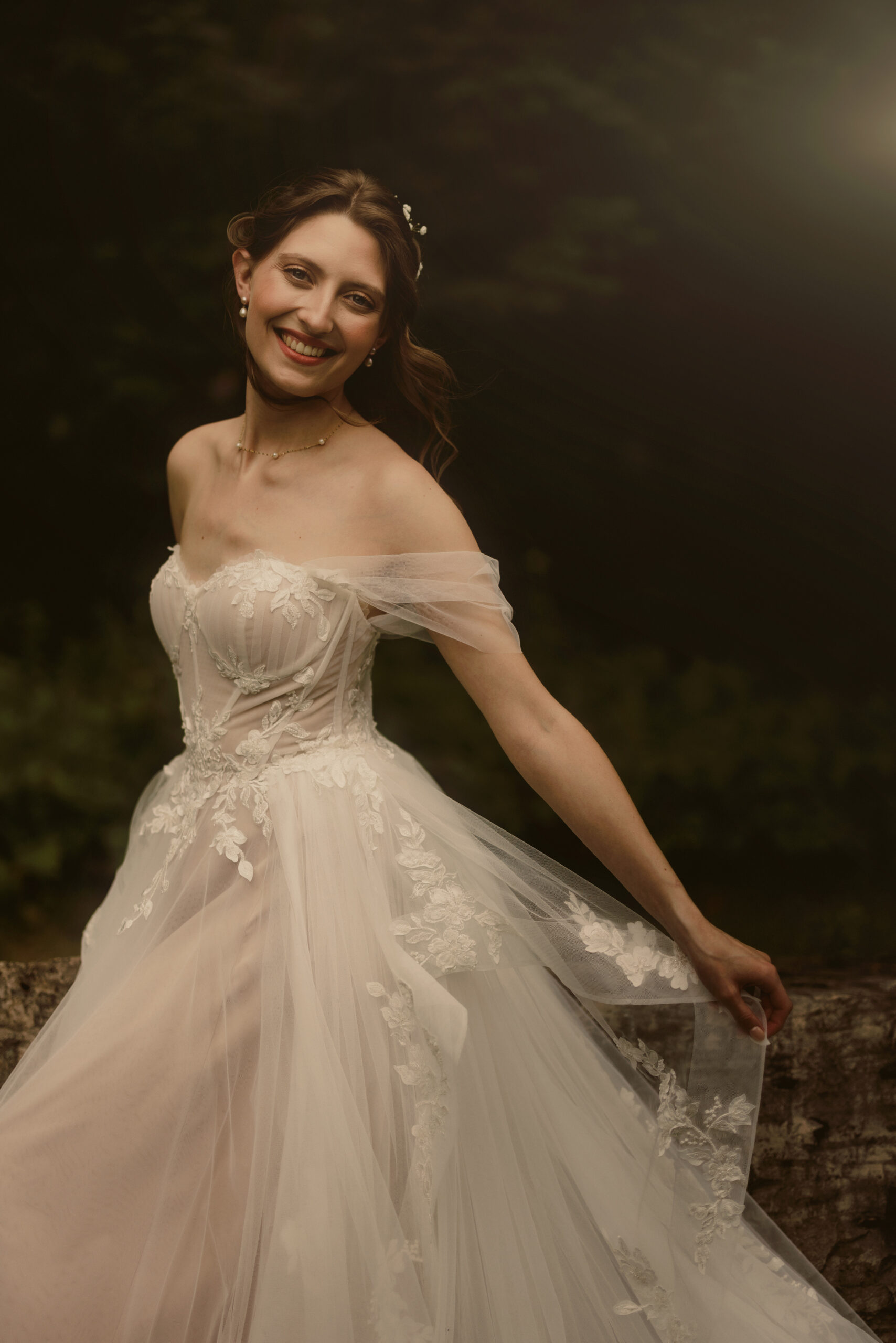 dreamy bride wedding photography afterglow niagara