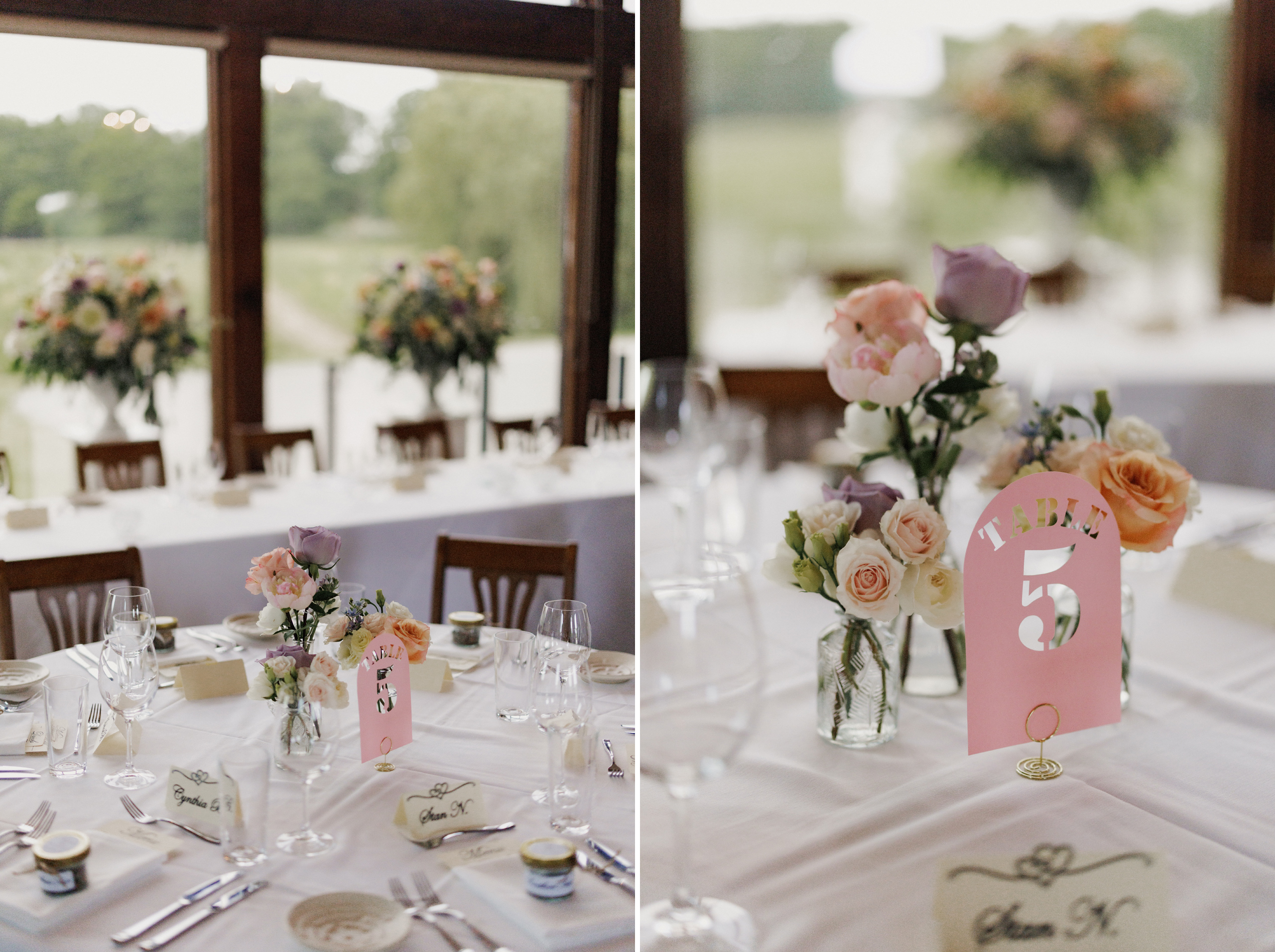 wedding reception details vineland estates carriage house