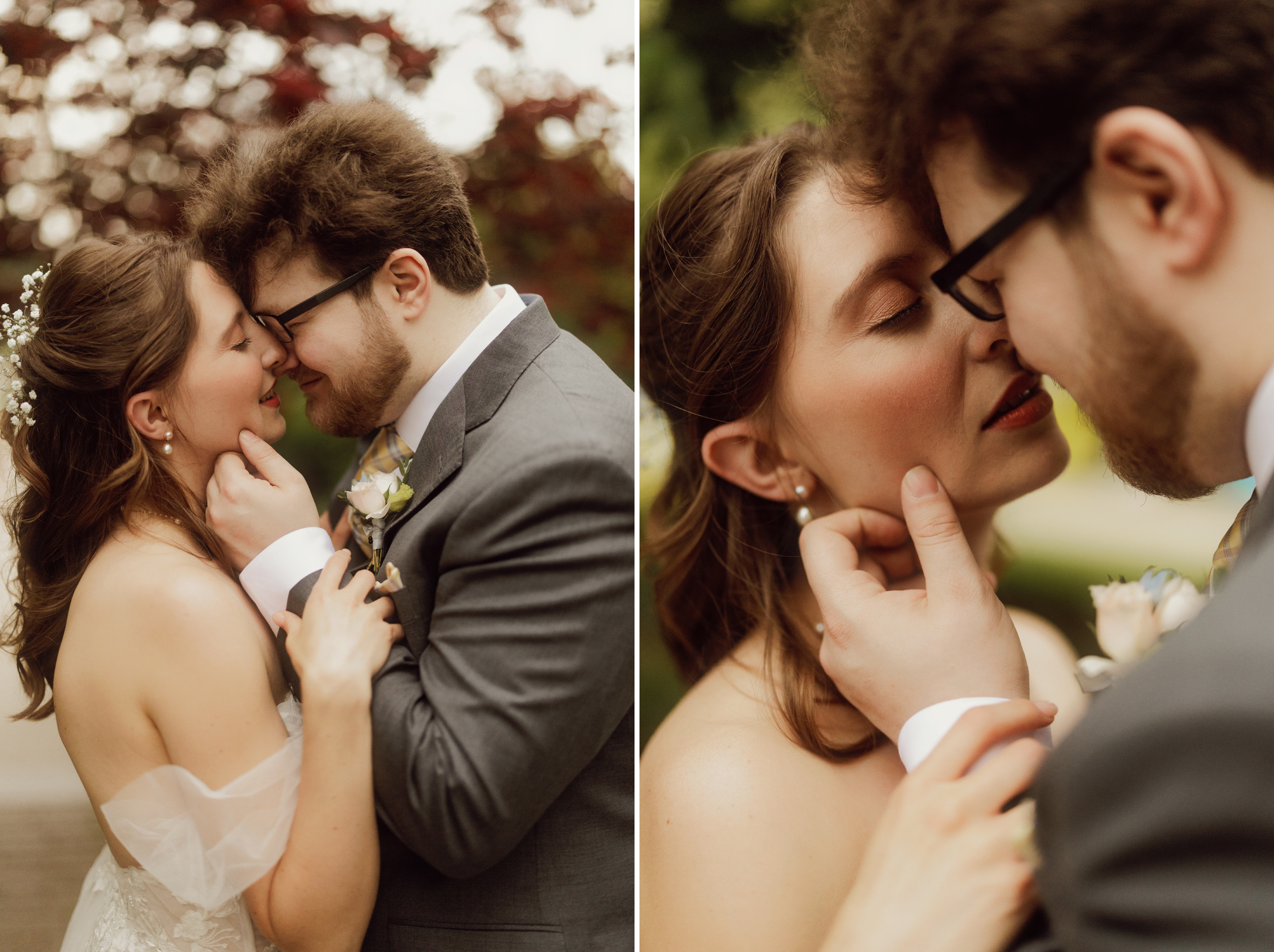 romantic soft dreamy emotional wedding photos vineland estates