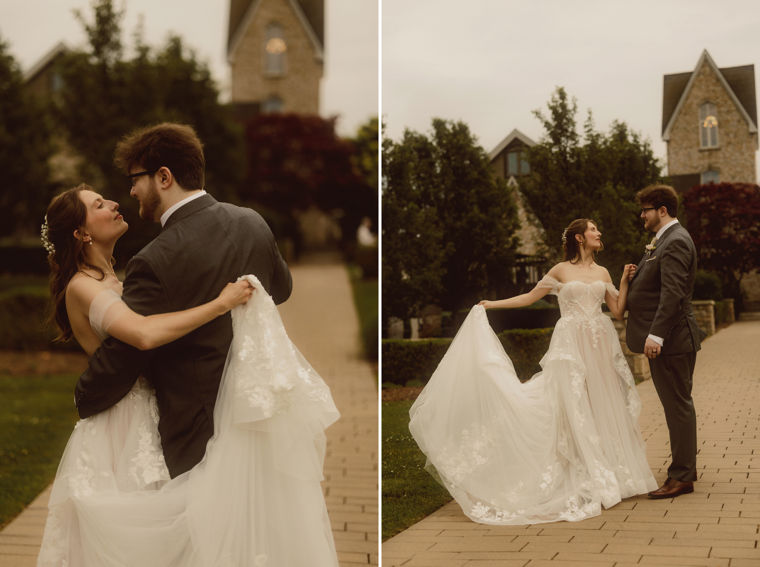 romantic summer wedding vineland estates winery afterglow