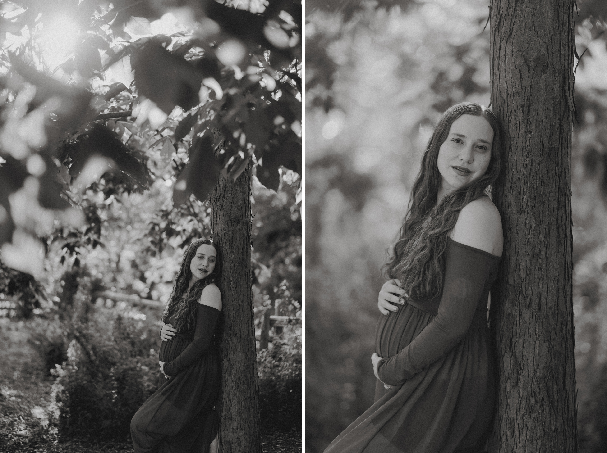 black white film photographer niagara maternity