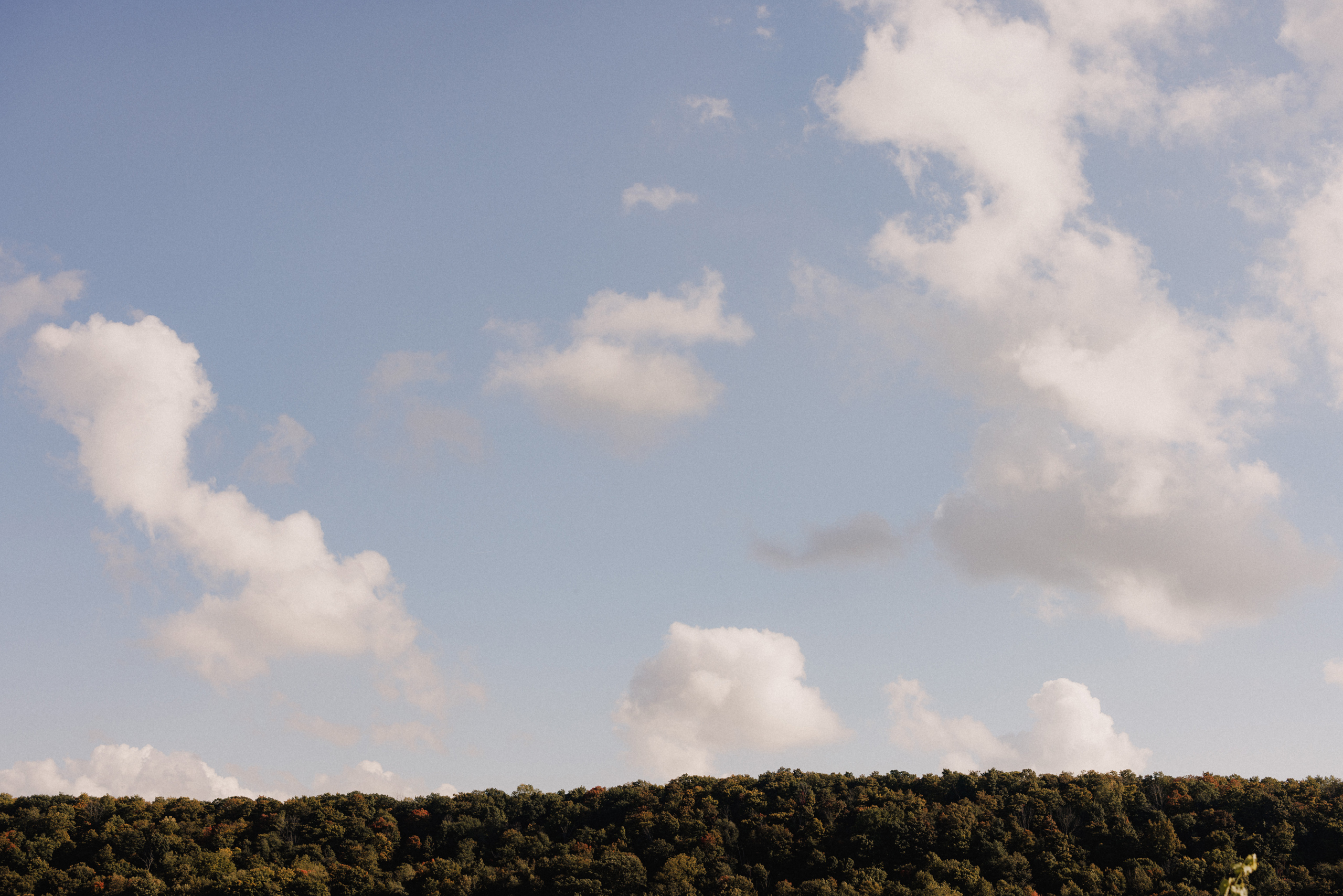 niagara escarpment in fall autumn