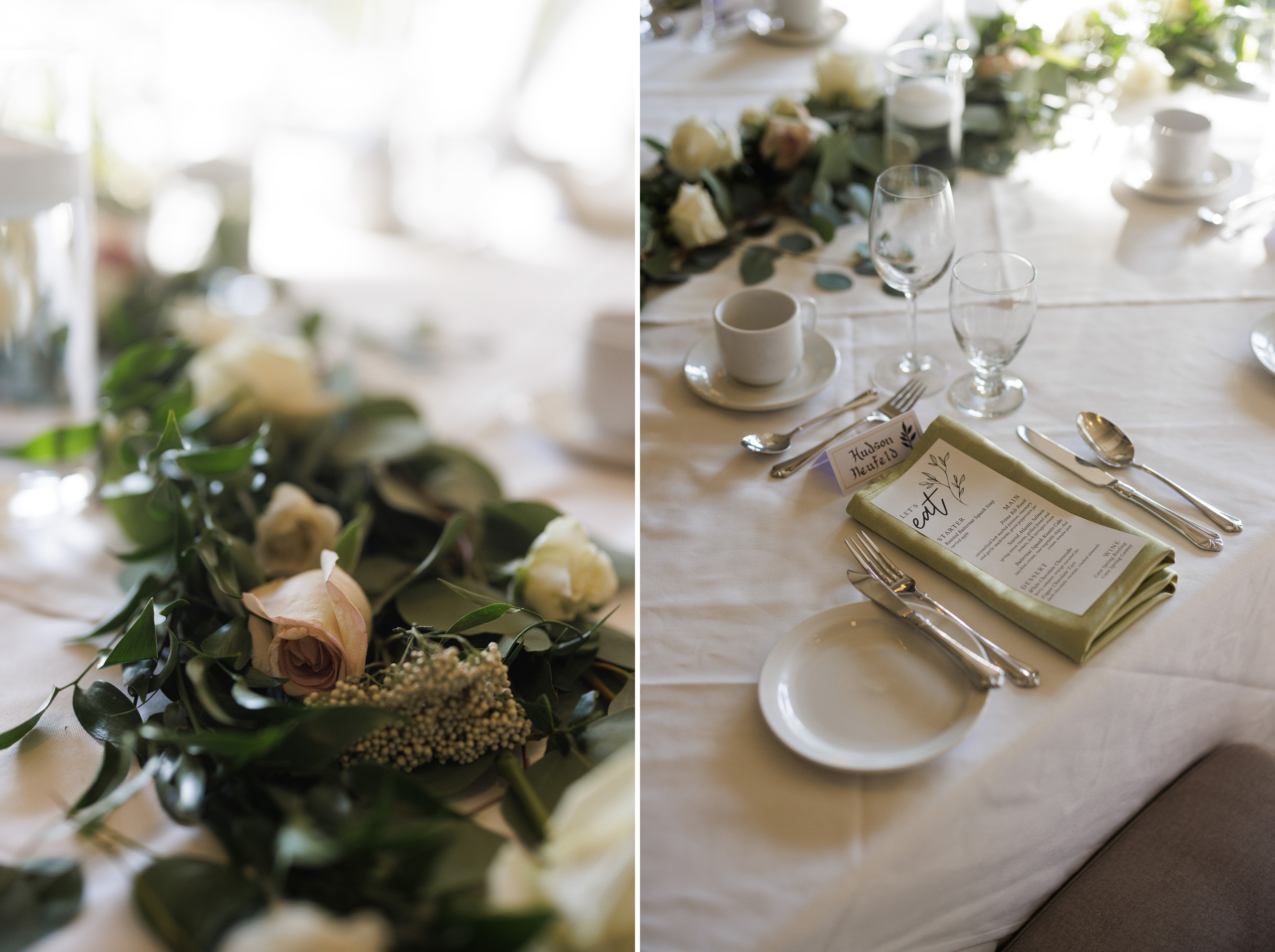 table setting windows room inn on the twenty wedding