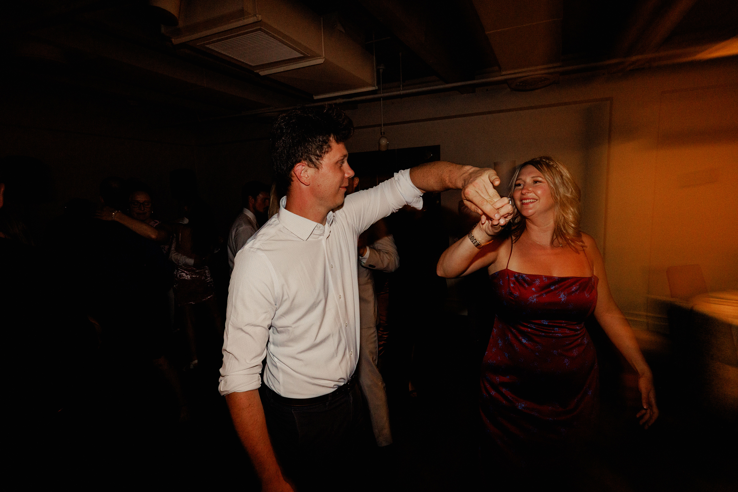 wedding couple speech windows room reception