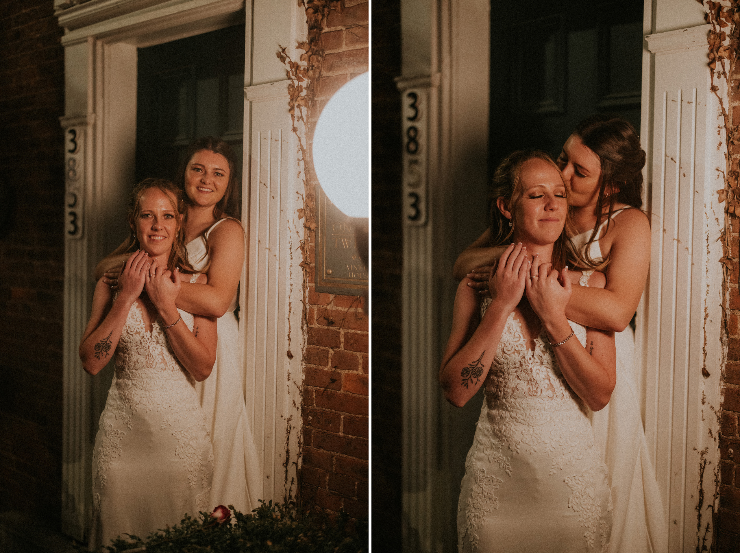 night photo kiss afterglow images wedding photographer