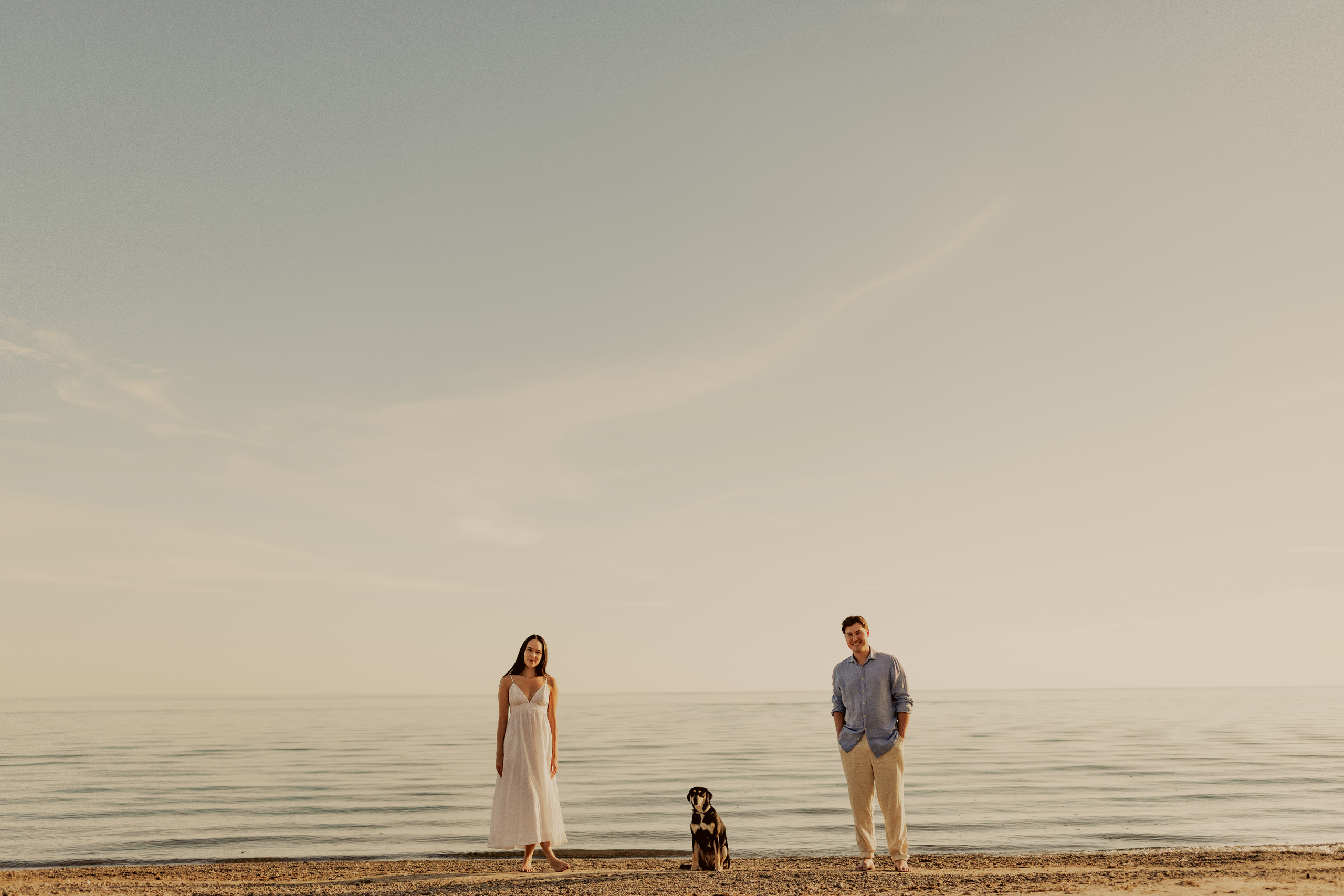 niagara beach engagement photography afterglow images