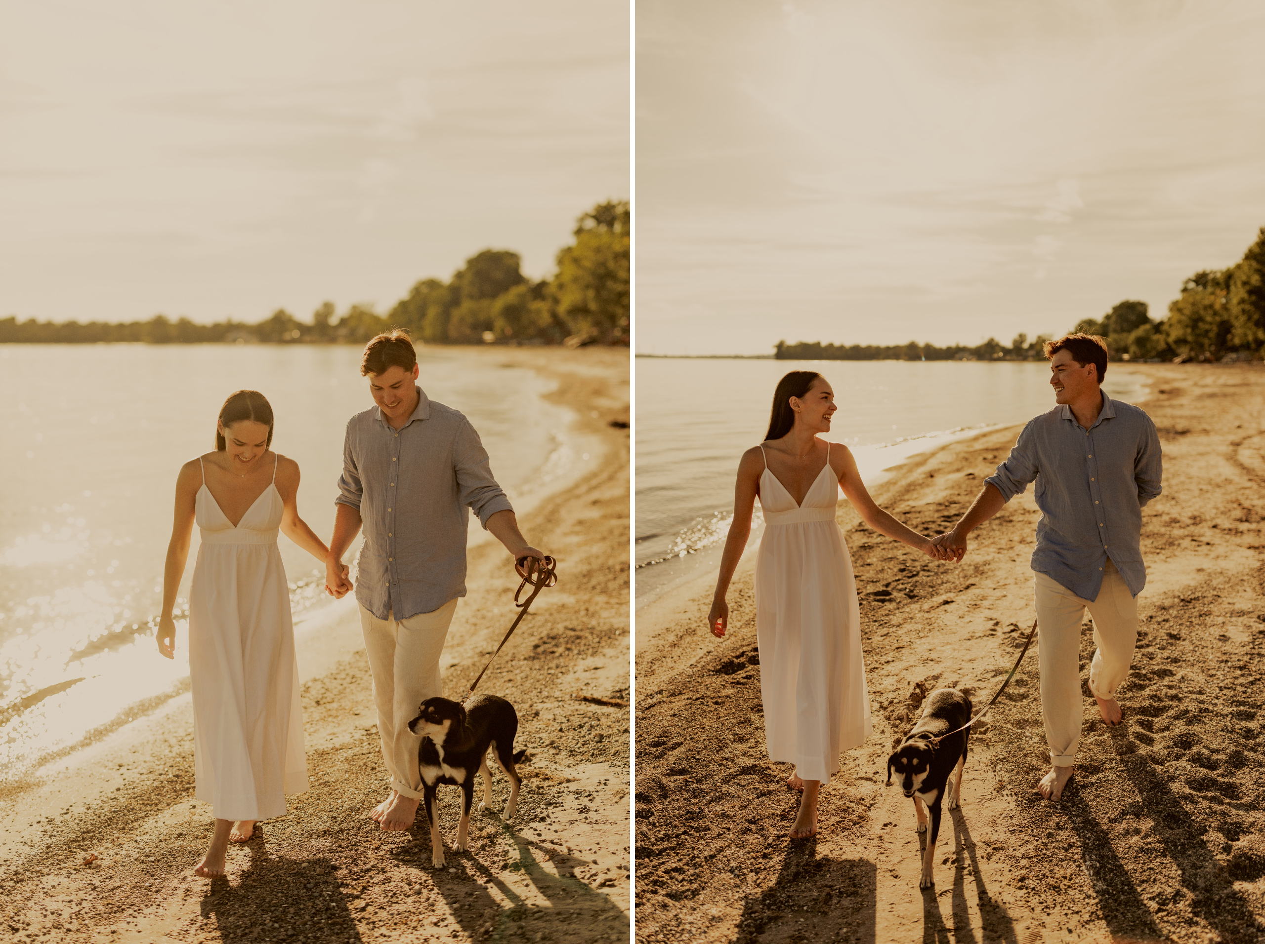 niagara beach engagement photography afterglow images