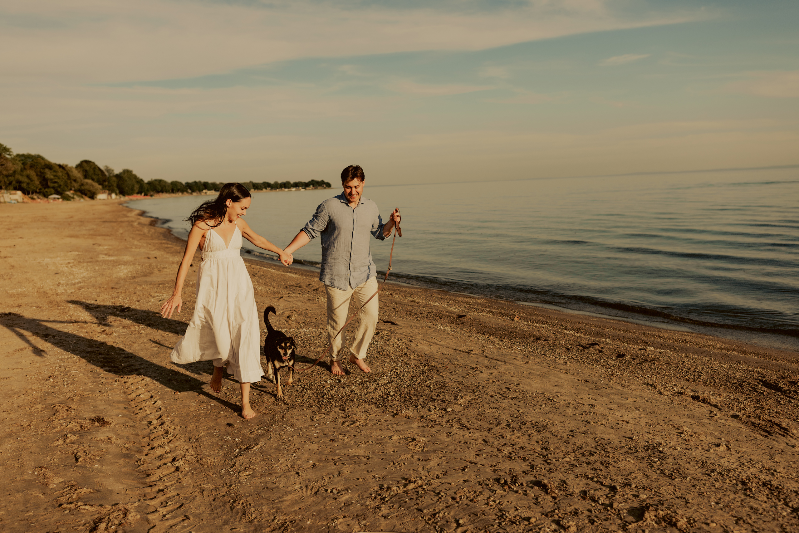 niagara beach engagement photography afterglow images