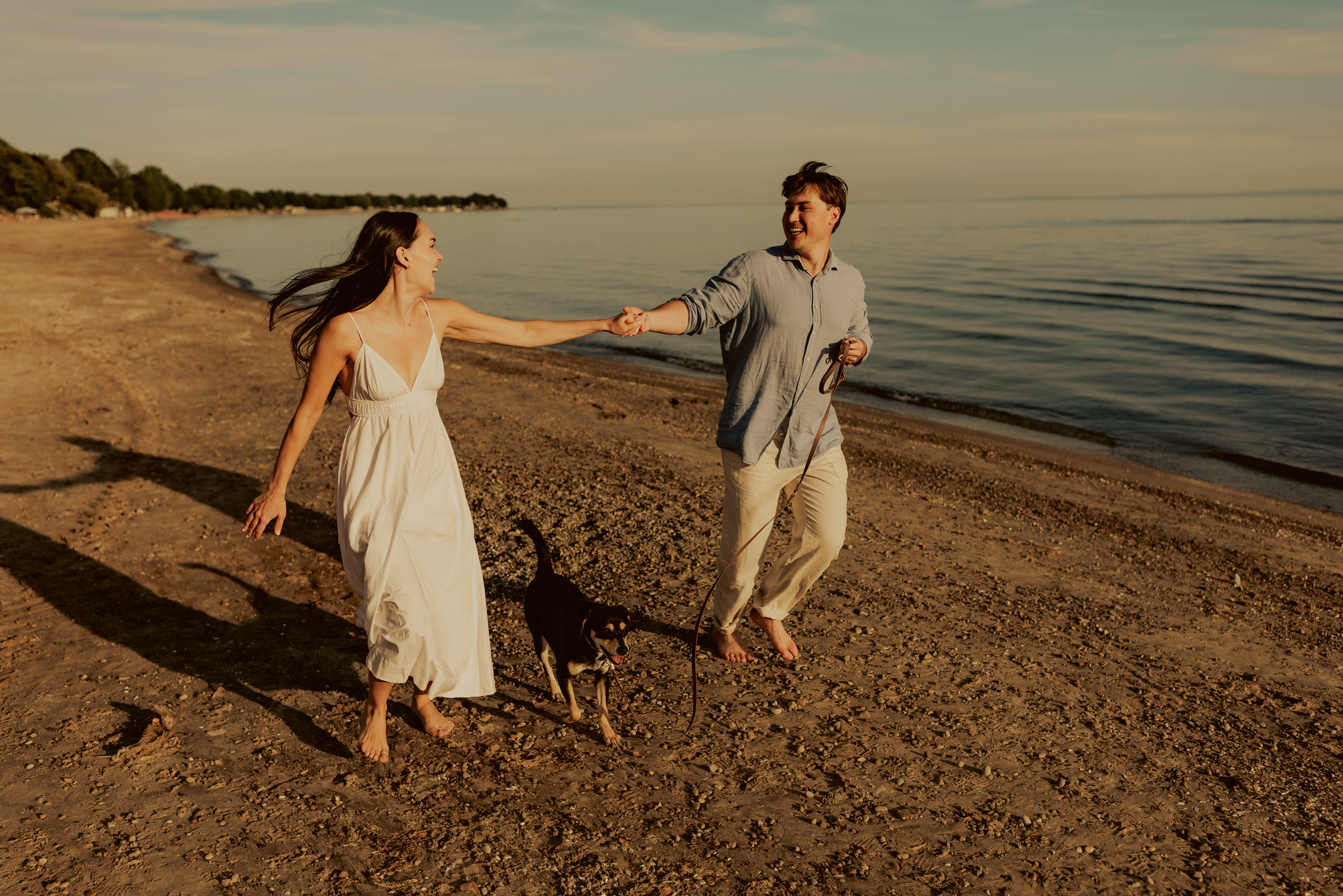 niagara beach engagement photography afterglow images