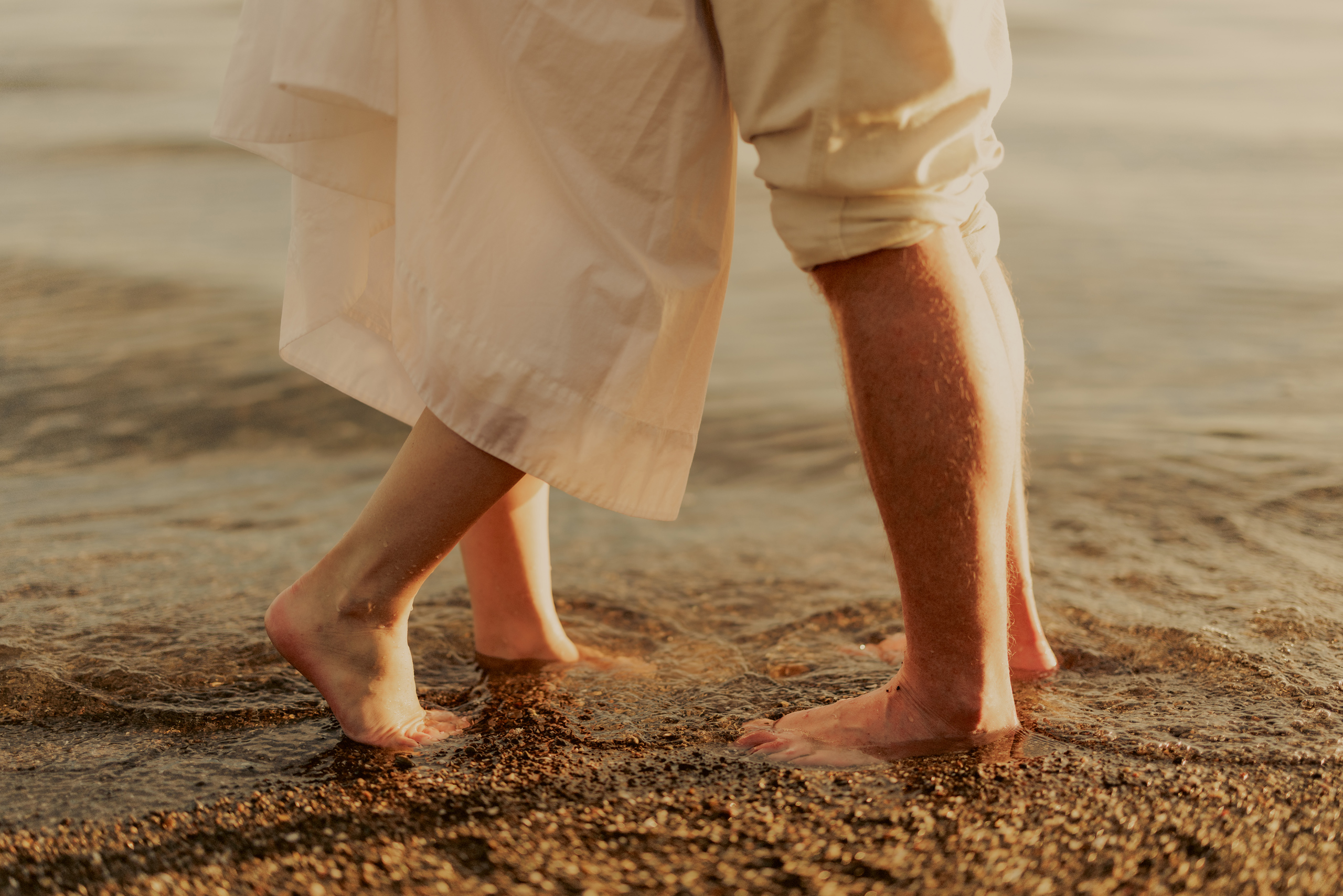 sunset beach engagement session niagara afterglow images