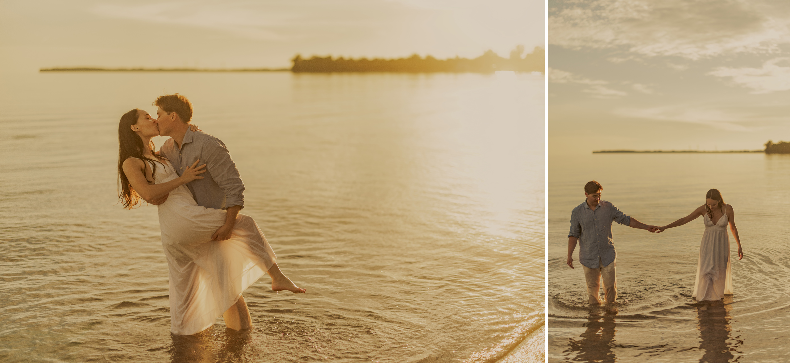 beach engagement session niagara afterglow images
