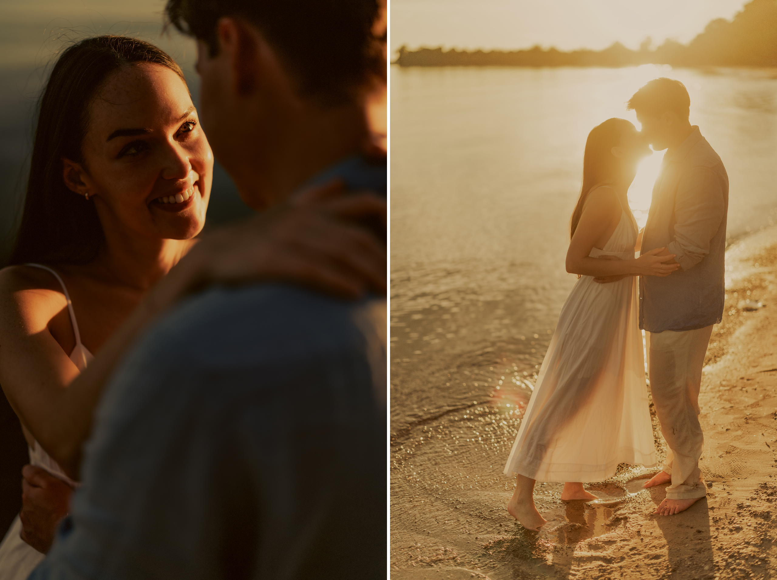 beach engagement session niagara afterglow images