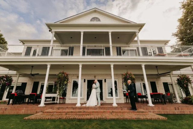 Absolutely magical #elopement in Niagara-on-the-Lake at the stunning @somersetbnb where the still of the water was rippled only by their presence. The wide open world around them making them feel like they're the only ones here. It was such an unusually quiet evening in NOTL, but that meant that you could almost hear their hearts beating in sync. I will take this any day. #afterglowweddings